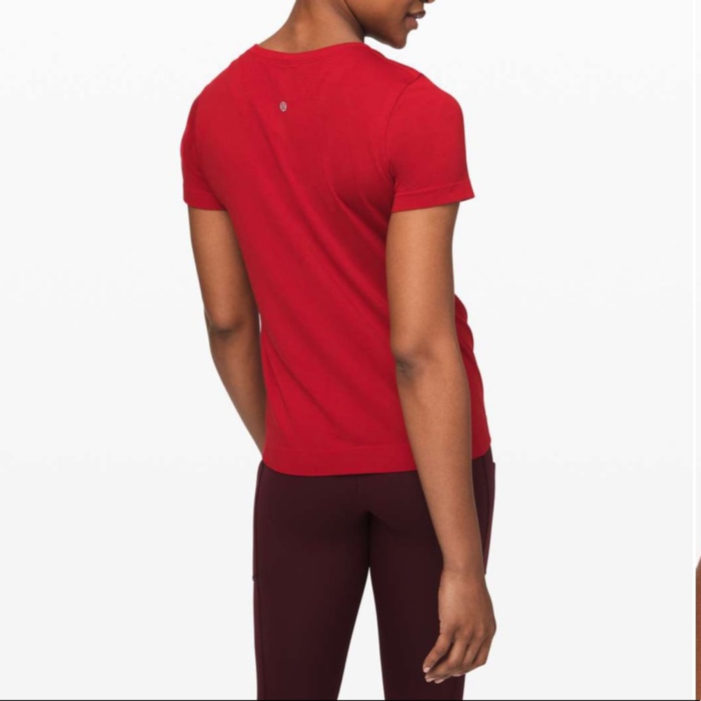 Lululemon Swiftly Relaxed Short Sleeve Red - Picture 2 of 7